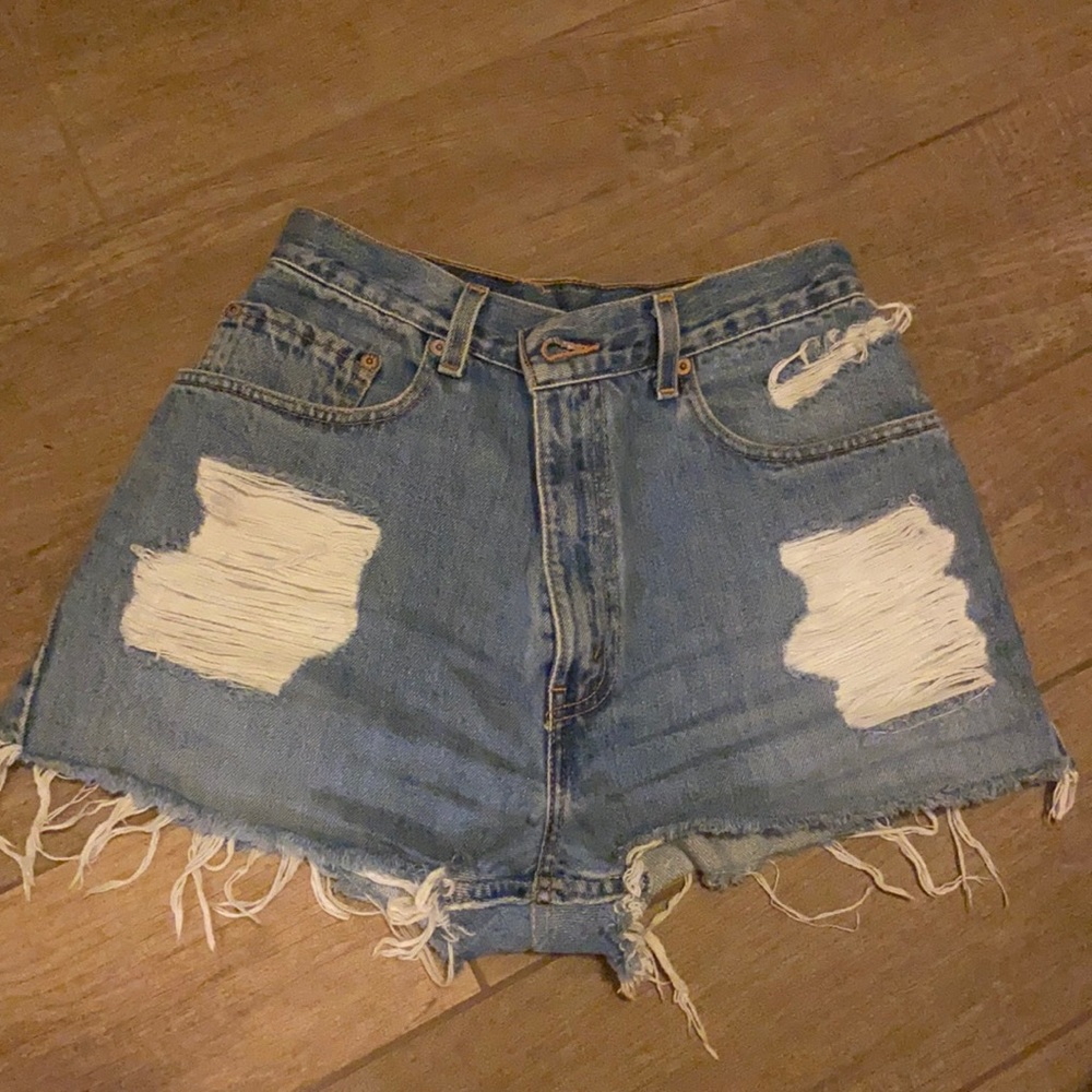 12th Tribe Vintage Levi Thrasher Jean Shorts
